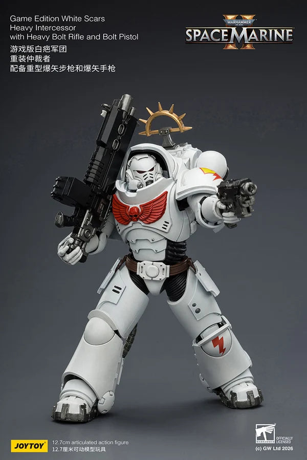 Game Edition White Scars Heavy Intercessor with Heavy Bolt Rifle and Bolt Pistol