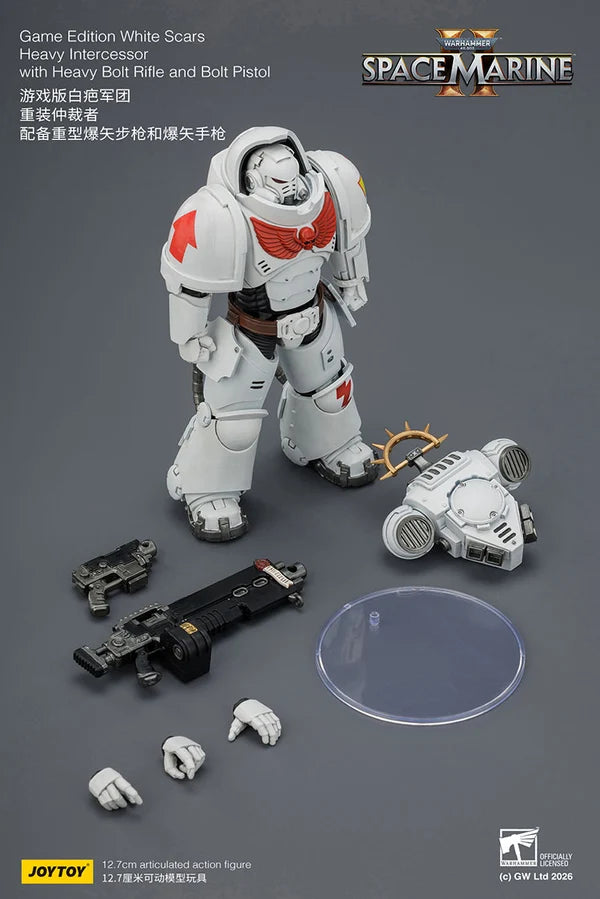 Game Edition White Scars Heavy Intercessor with Heavy Bolt Rifle and Bolt Pistol