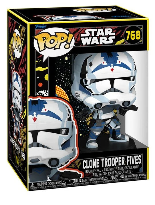 Pop Star Wars Clone Wars Fives Retro Figure
