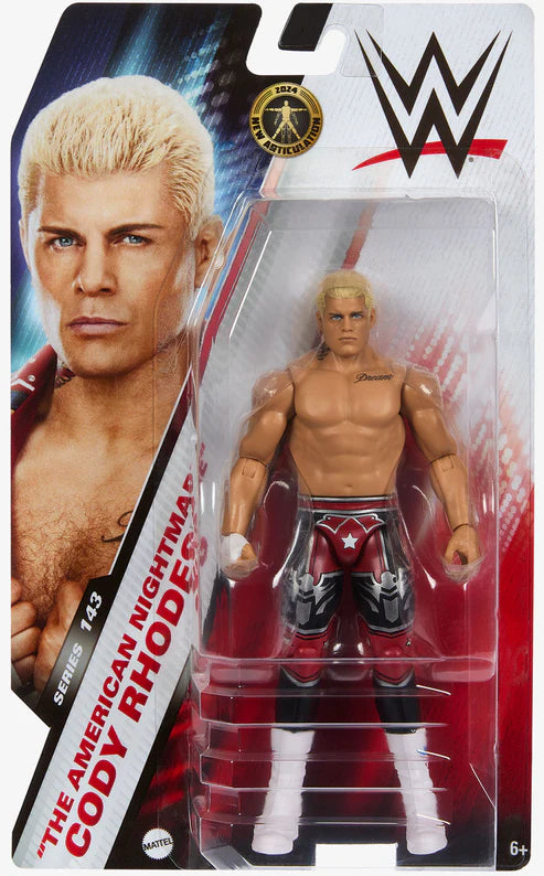 "THE AMERICAN NIGHTMARE" CODY RHODES WWE BASIC SERIES #143