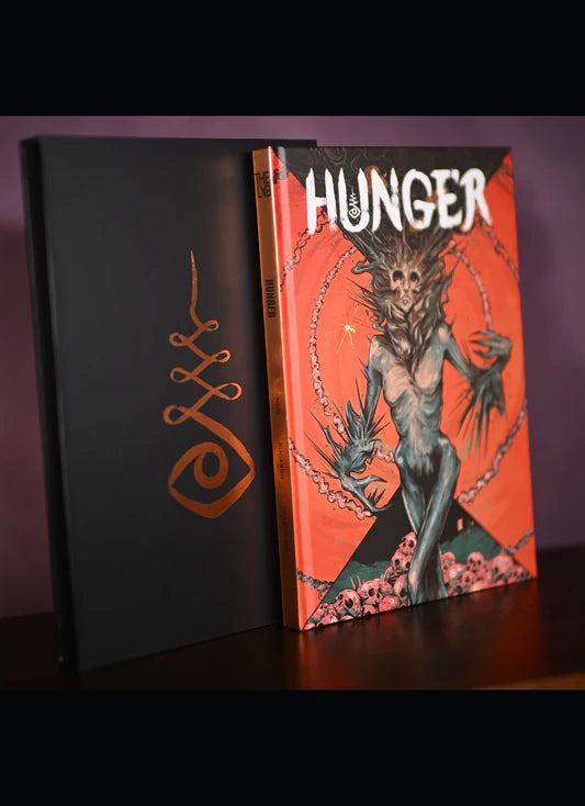 Hunger Hardcover Bill Sienkiewicz Premiere Edition With Gold Foil Slipcase