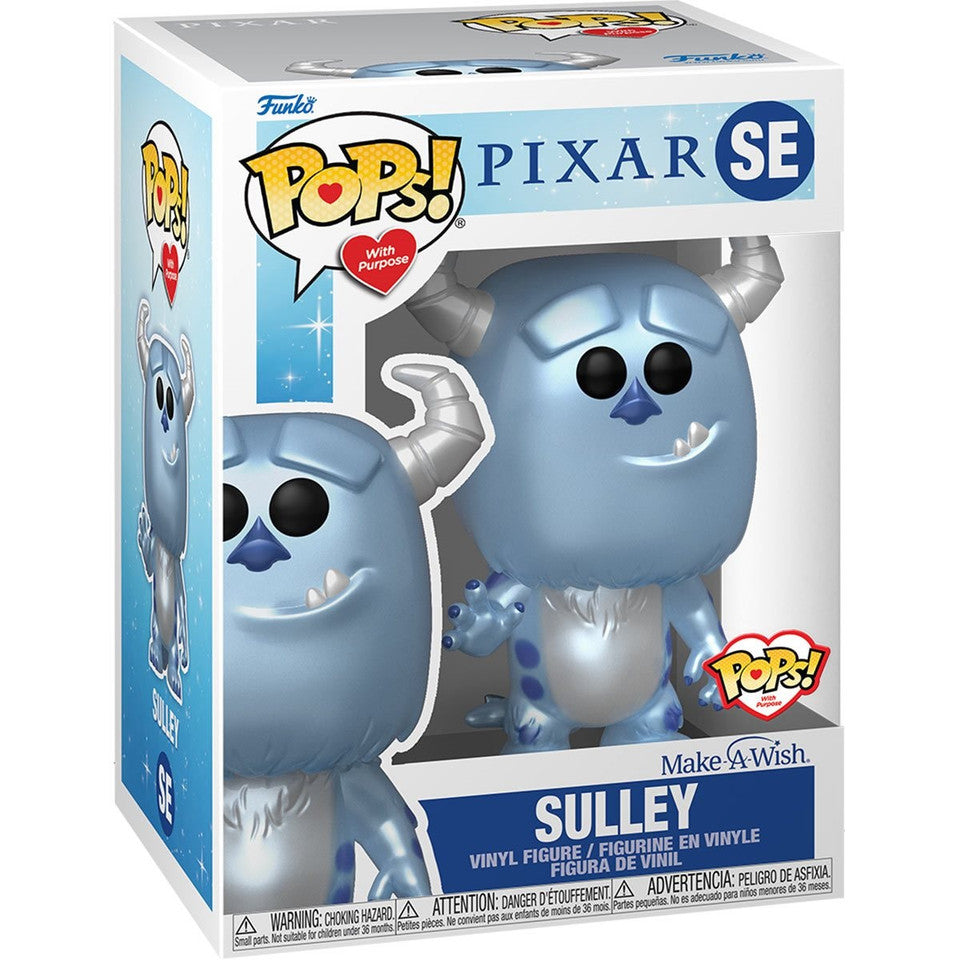 Pop! With Purpose: Disney Pixar Make A Wish Sulley (Metallic) Vinyl Figure