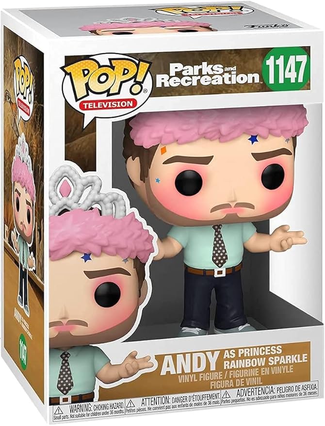 Pop! TV: Parks & Recreation Andy As Princess Rainbow Sparkle Vinyl Figure
