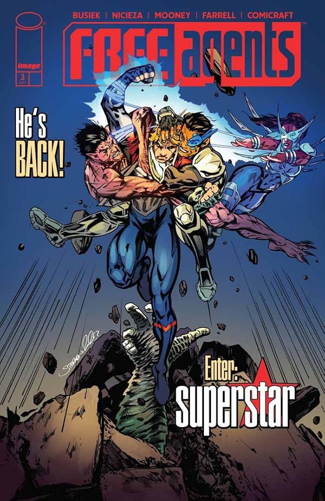 Free Agents #3 Cover A Stephen Mooney