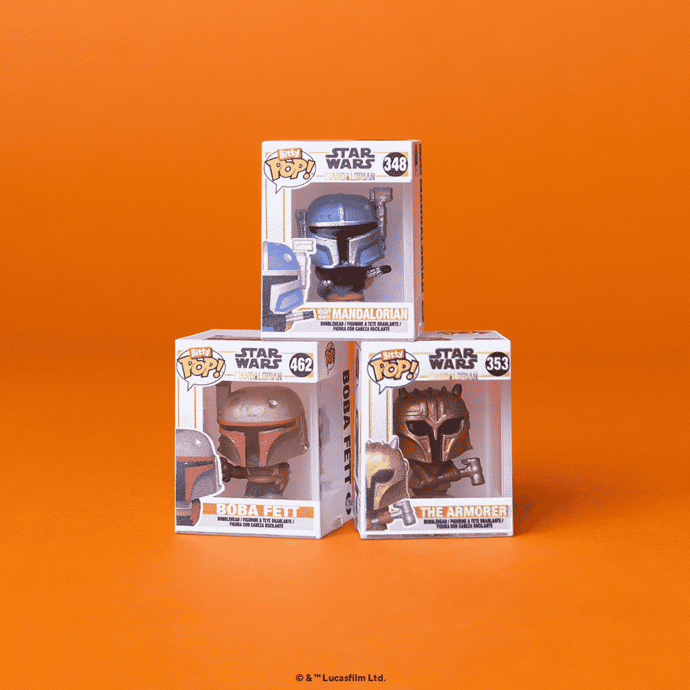 Bitty Pop! Star Wars: The Mandalorian (Series 1) 4-Pack Vinyl Figure