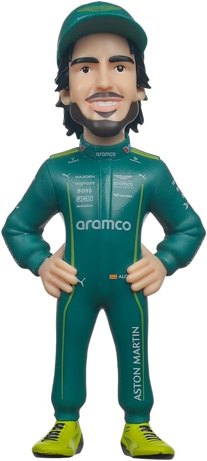 Minix: Sports #107 Formula 1 Aston Martin Fernando Alonso Collectible Figure