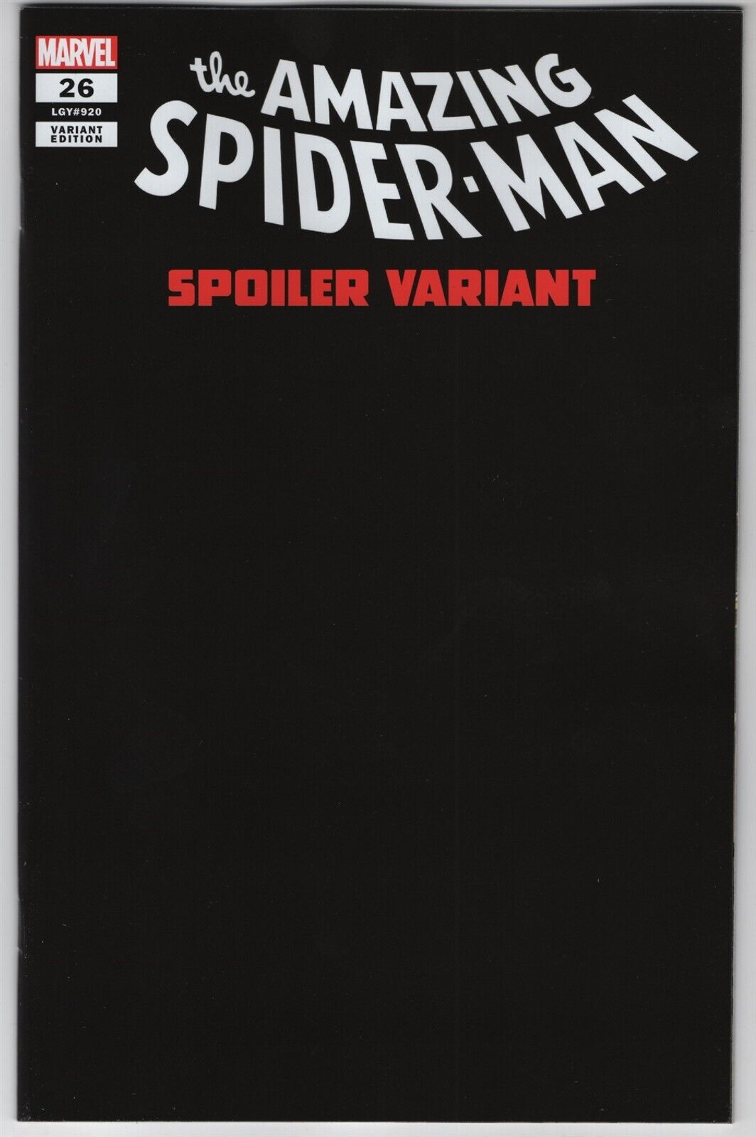 Amazing Spider-Man #26 (2022) Gary Frank Spoiler Variant