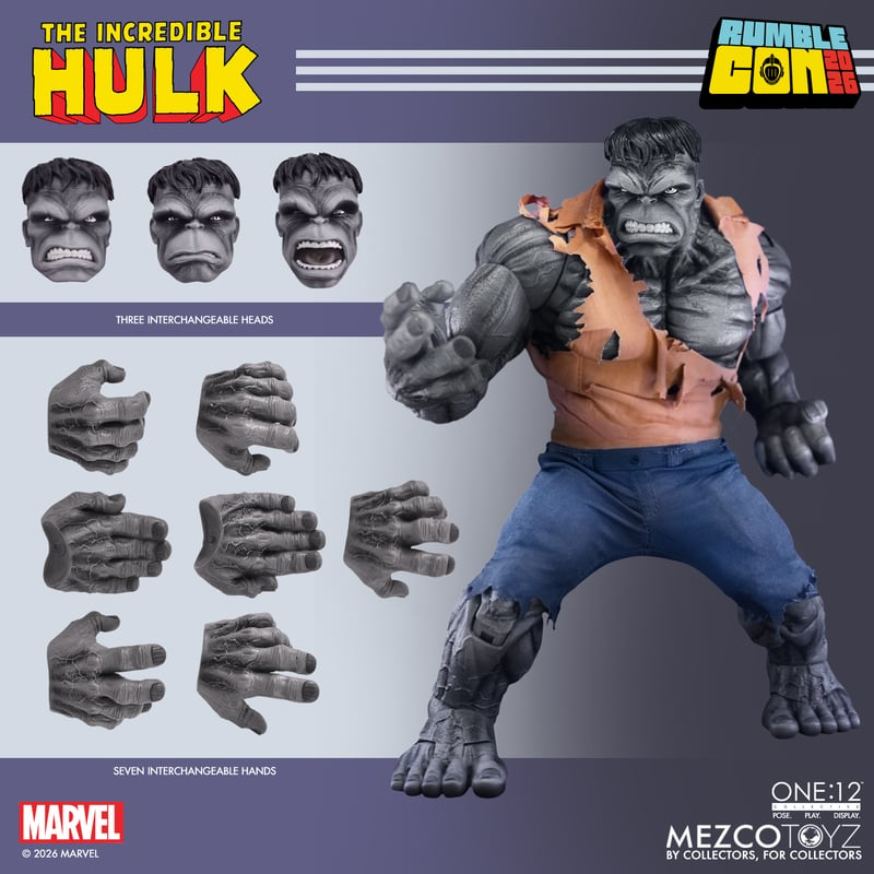 ONE:12 Collective - Incredible Hulk: First Appearance Gray Hulk Edition - NYCC Exclusive