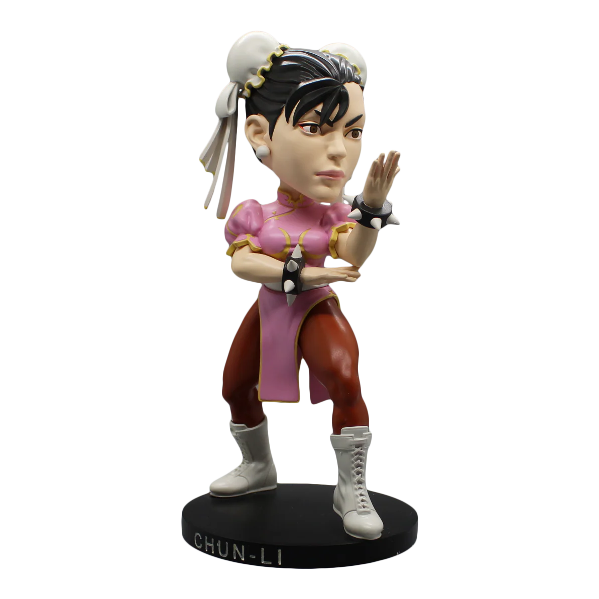 Street Fighter Chun Li Pink Variant Convention Exclusive Polystone Bobblehead