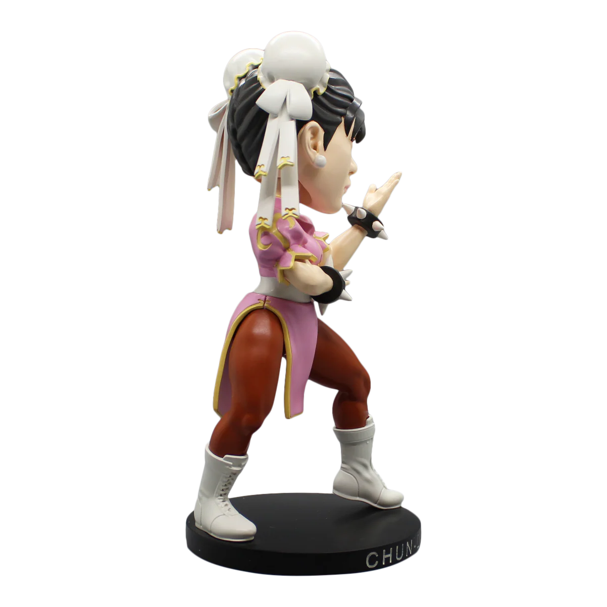 Street Fighter Chun Li Pink Variant Convention Exclusive Polystone Bobblehead