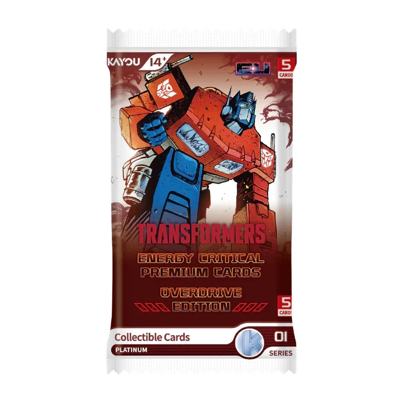 Kayou Transformers Energy Critical Premium Cards Overdrive Edition Series 1 Booster Pack