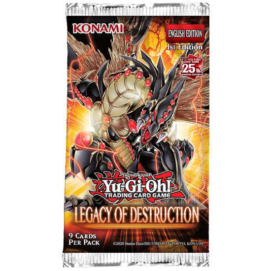 YUGIOH LEGACY OF DESTRUCTION BOOSTER PACK (PRE-ORDER)