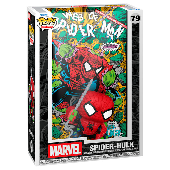 Pop! Comic Covers: Marvel Spider-Hulk with Web of Spider-Man Comic Cover Vinyl Figure