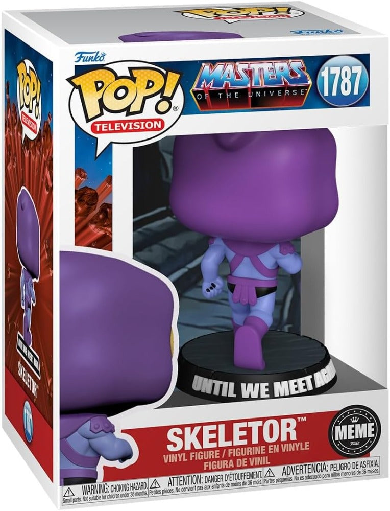 Pop! TV: Masters of the Universe Skeletor (Until We Meet Again Meme) Vinyl Figure