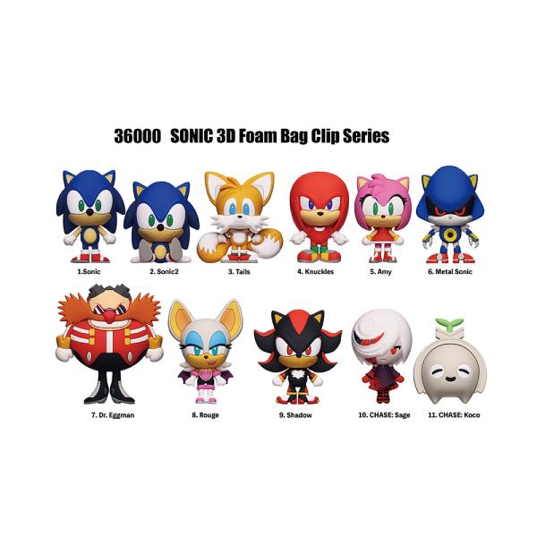 3D FOAM BAG CLIP SONIC SERIES 1