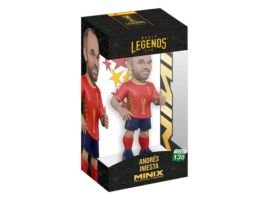 MINIX 12CM WORLD CUP LEGENDS SPAIN ANDRES INIESTA