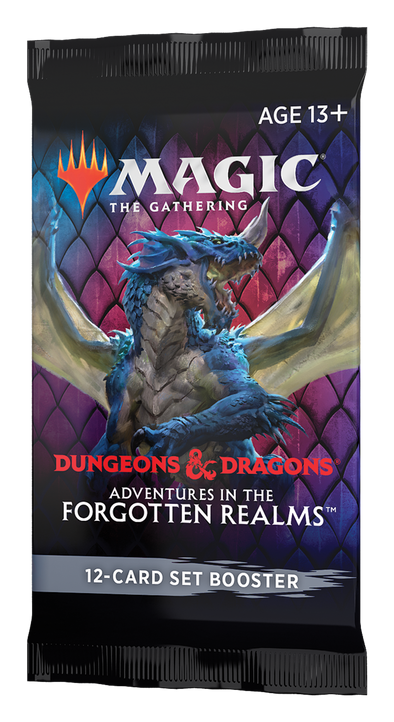 MTG - DUNGEONS & DRAGONS: ADVENTURES IN THE FORGOTTEN REALMS - ENGLISH SET BOOSTER PACK