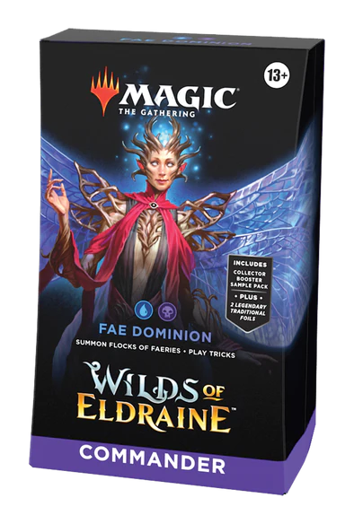 MTG - WILDS OF ELDRAINE - COMMANDER DECK - FAE DOMINION