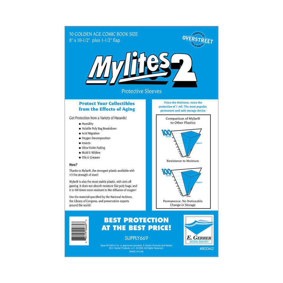 Mylites2 50 Golden Age Comic Book Size