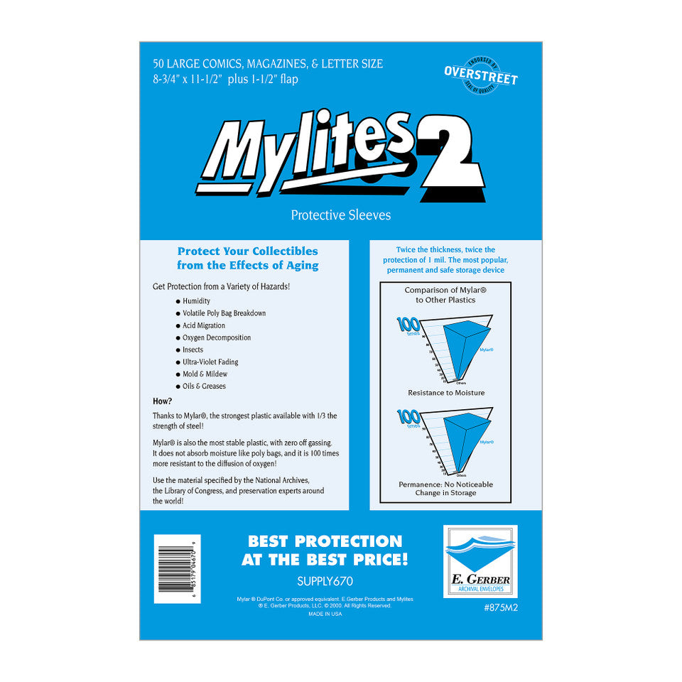 Mylites2 50 Large Comics, Magazines & Letter Size