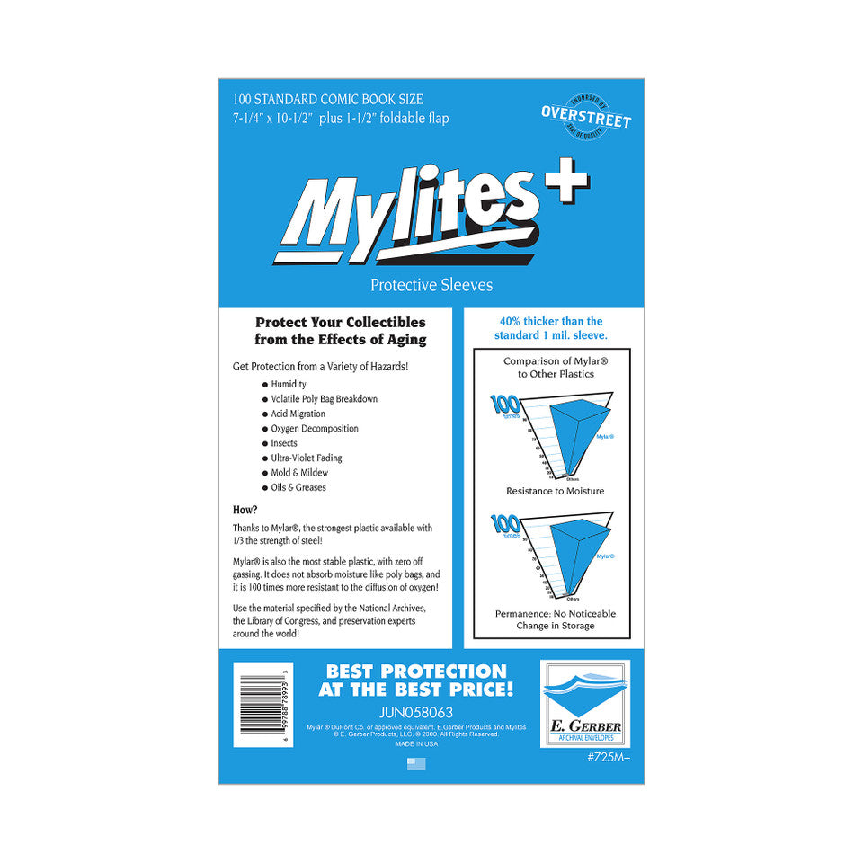 Mylites+ 100 Standard Comic Book Size