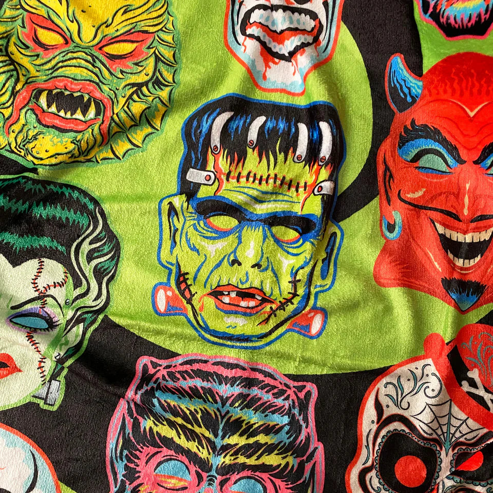 Monster-Rama 50" x 77"in Plush Blanket