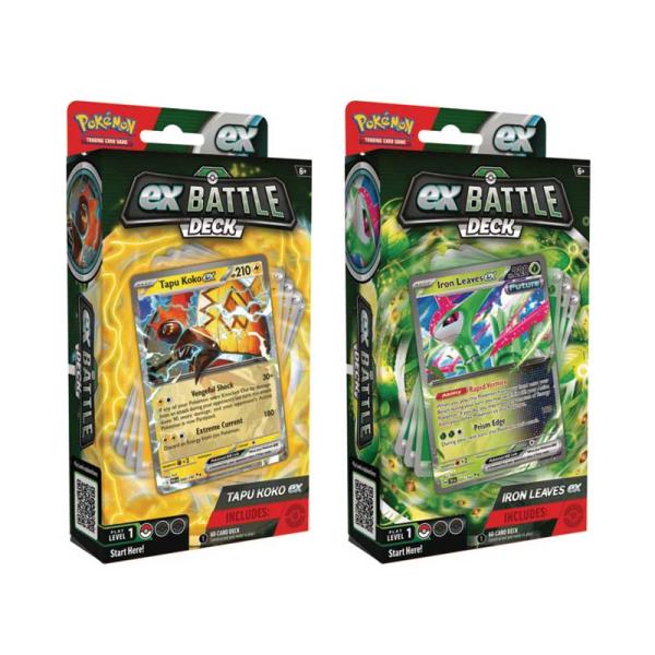 POKEMON EX BATTLE DECKS TAPU KOKO & IRON LEAVES