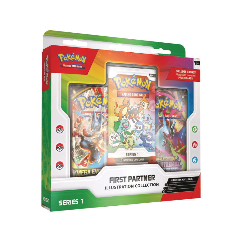 POKEMON FIRST PARTNER ILLUSTRATION COLLECTION SERIES 1 (PRE-ORDER)