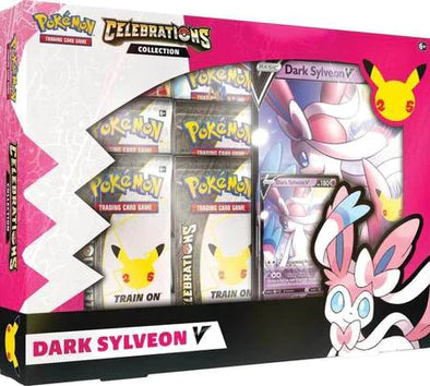 POKEMON - CELEBRATIONS - COLLECTION BOX - DARK SYLVEON V