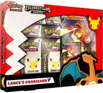POKEMON - CELEBRATIONS - COLLECTION BOX - LANCE'S CHARIZARD V