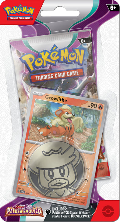 POKEMON - SCARLET AND VIOLET - PALDEA EVOLVED - CHECKLANE BLISTERS