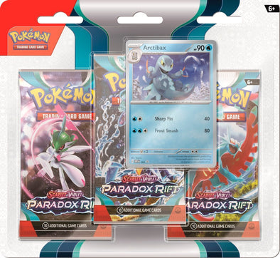 POKEMON - SCARLET AND VIOLET - PARADOX RIFT - 3 PACK BLISTER