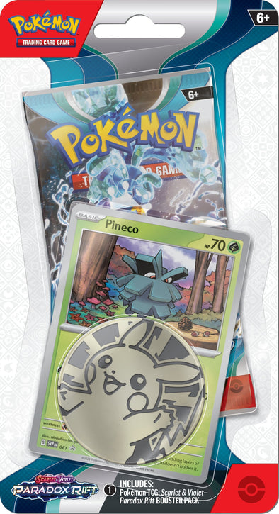 POKEMON - SCARLET AND VIOLET - PARADOX RIFT - CHECKLANE BLISTER