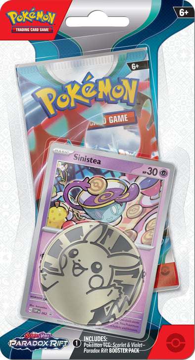 POKEMON - SCARLET AND VIOLET - PARADOX RIFT - CHECKLANE BLISTER
