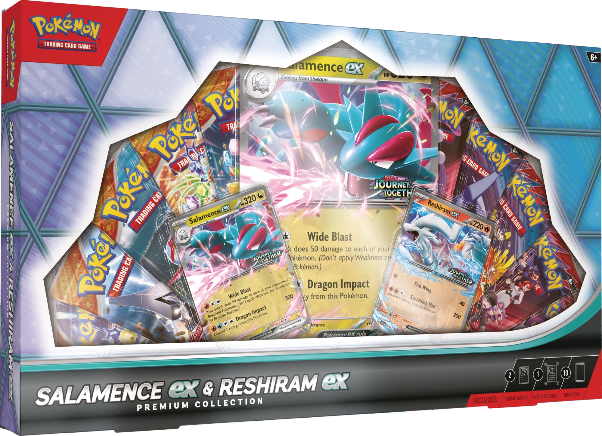 POKEMON EX PREM COLLECTION SALAMENCE & RESHIRAM