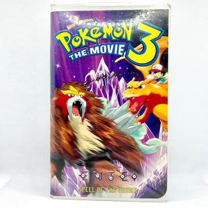 VHS Pokemon the Movie 3: Spell of the Unown (lightly used)