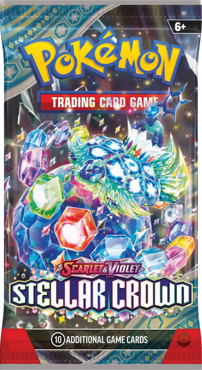 POKEMON SV07 STELLAR CROWN BOOSTER PACK POKEMON SV07 STELLAR CROWN BOOSTER PACK
