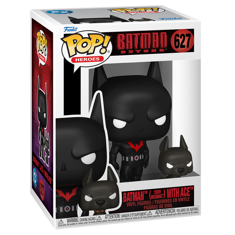 Pop! Heroes: Batman Beyond - Batman (Terry McGinnis) with Ace Vinyl Figure