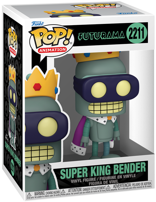 Pop! Futurama: Super King Bender Vinyl Figure