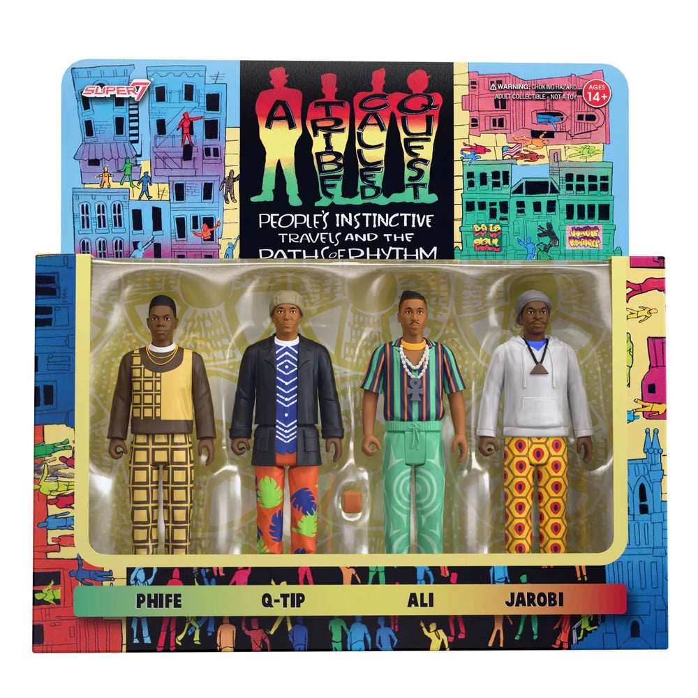 Super7 Reaction People's Instinctive Travels and the Paths of Rhythm (4-Pack) Action Figures