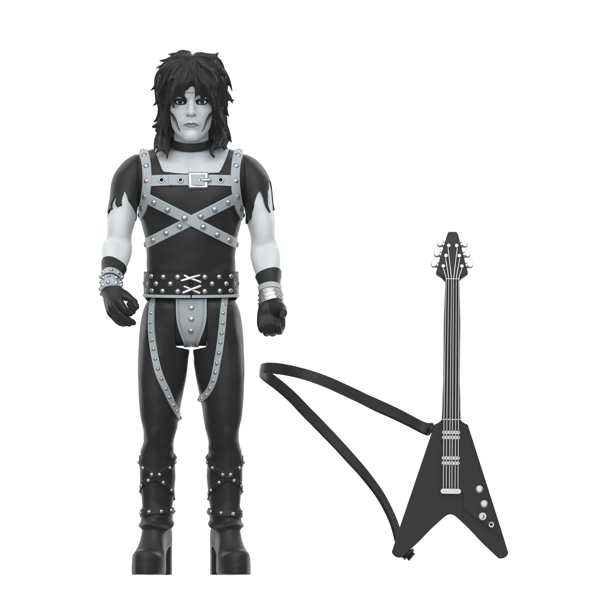 Motley Crue Reaction Wv2 Mick Mars Shout At The Devil Bw Action Figure