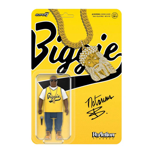 Notorious Big Reaction Wv4 Yellow Jersey Action Figure