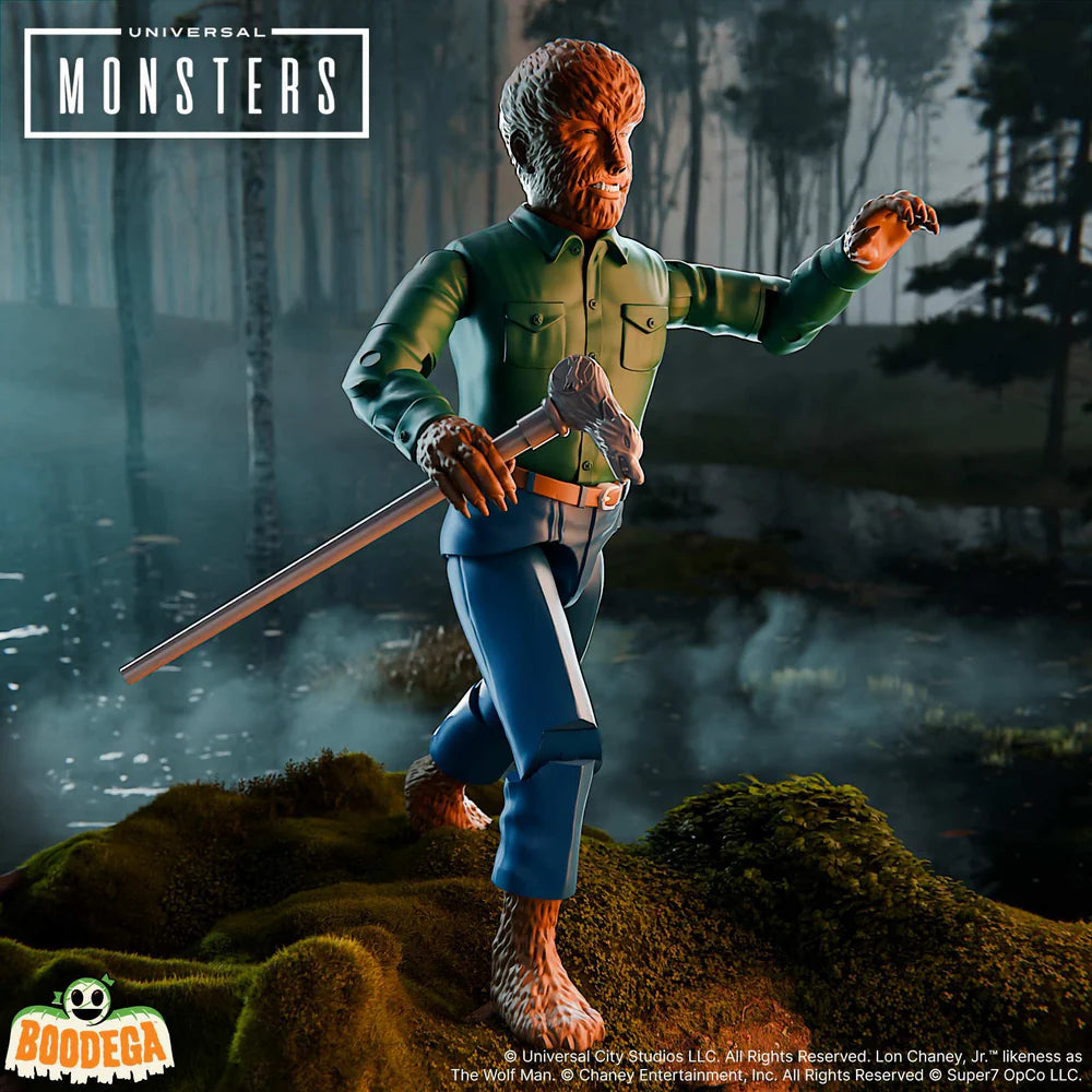 Universal Monsters Toho Reaction The Wolf Man Action Figure