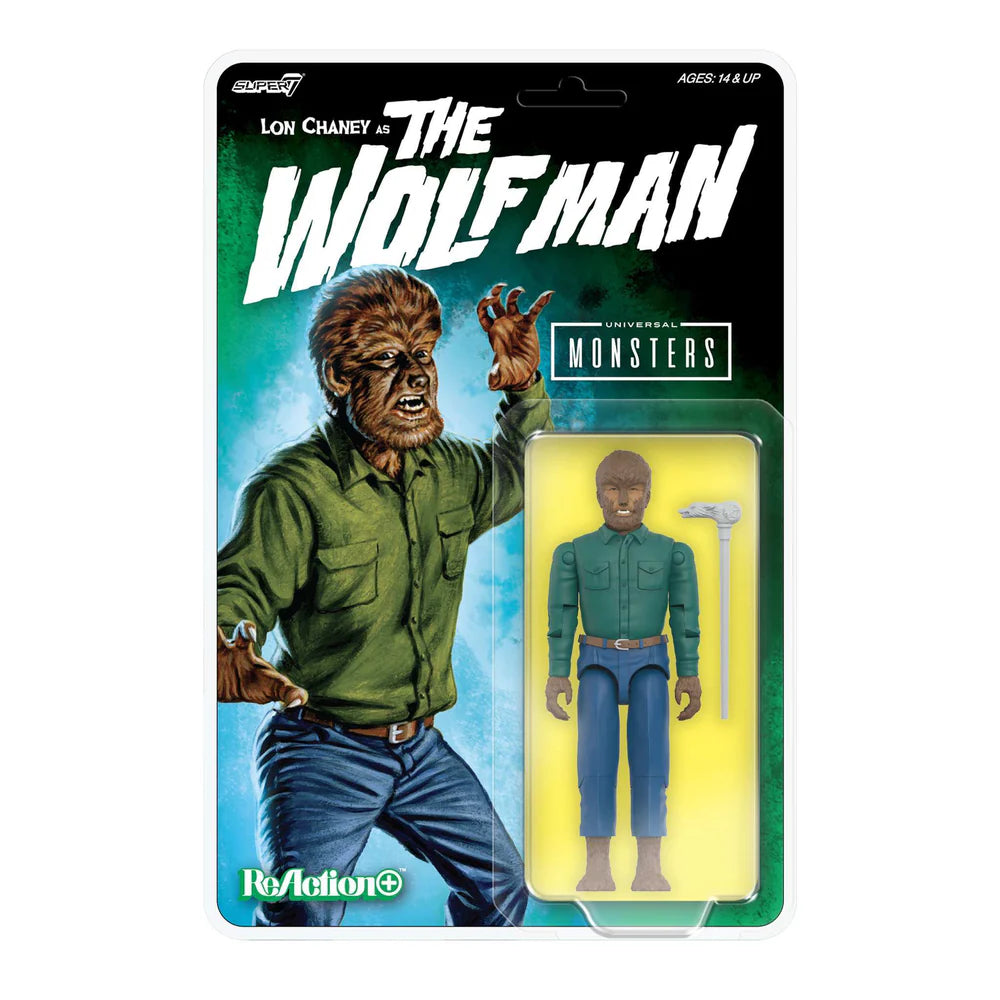 Universal Monsters Toho Reaction The Wolf Man Action Figure