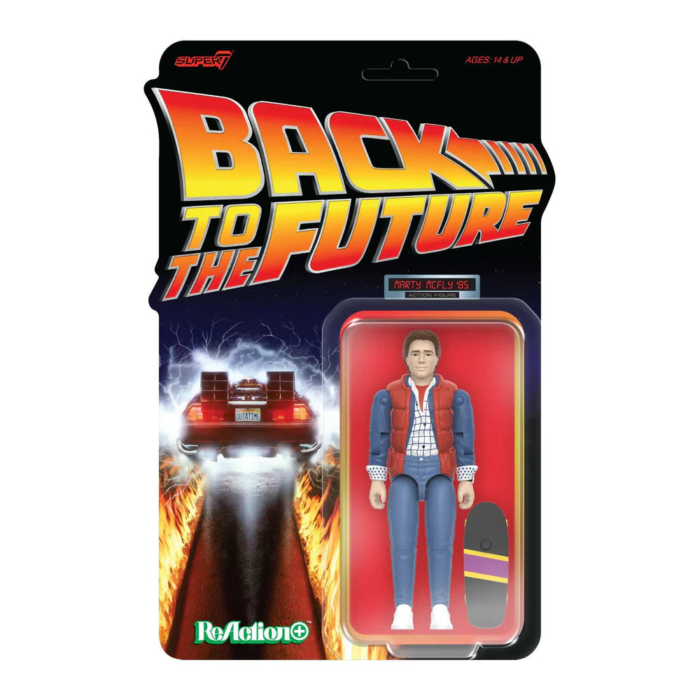 Super7 Reaction Back to the Future Marty McFly '85 Action Figure