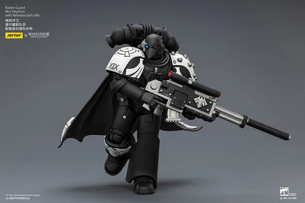 Raven Guard Mor Deythan with Nemesis bolt rifle