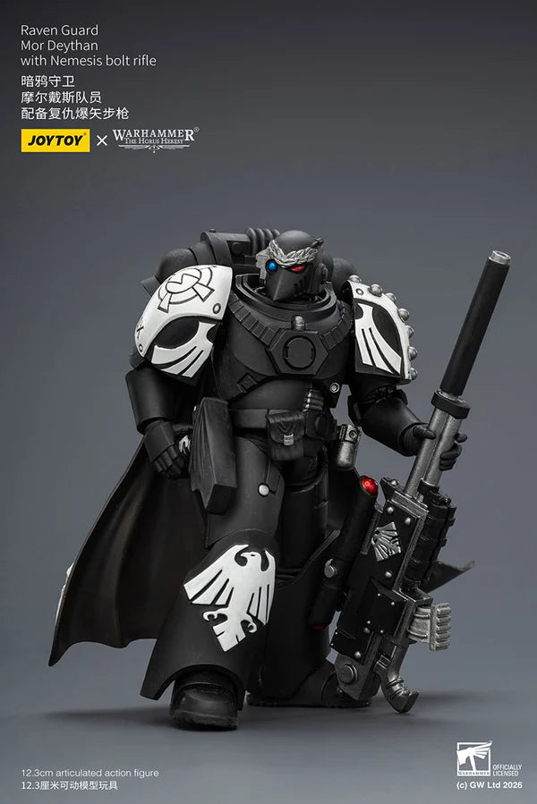Raven Guard Mor Deythan with Nemesis bolt rifle