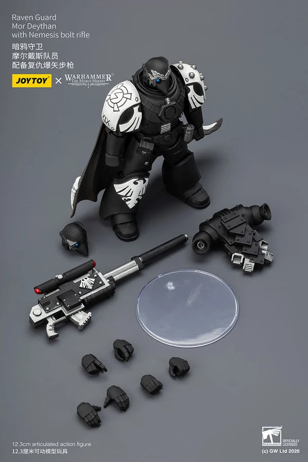 Raven Guard Mor Deythan with Nemesis bolt rifle