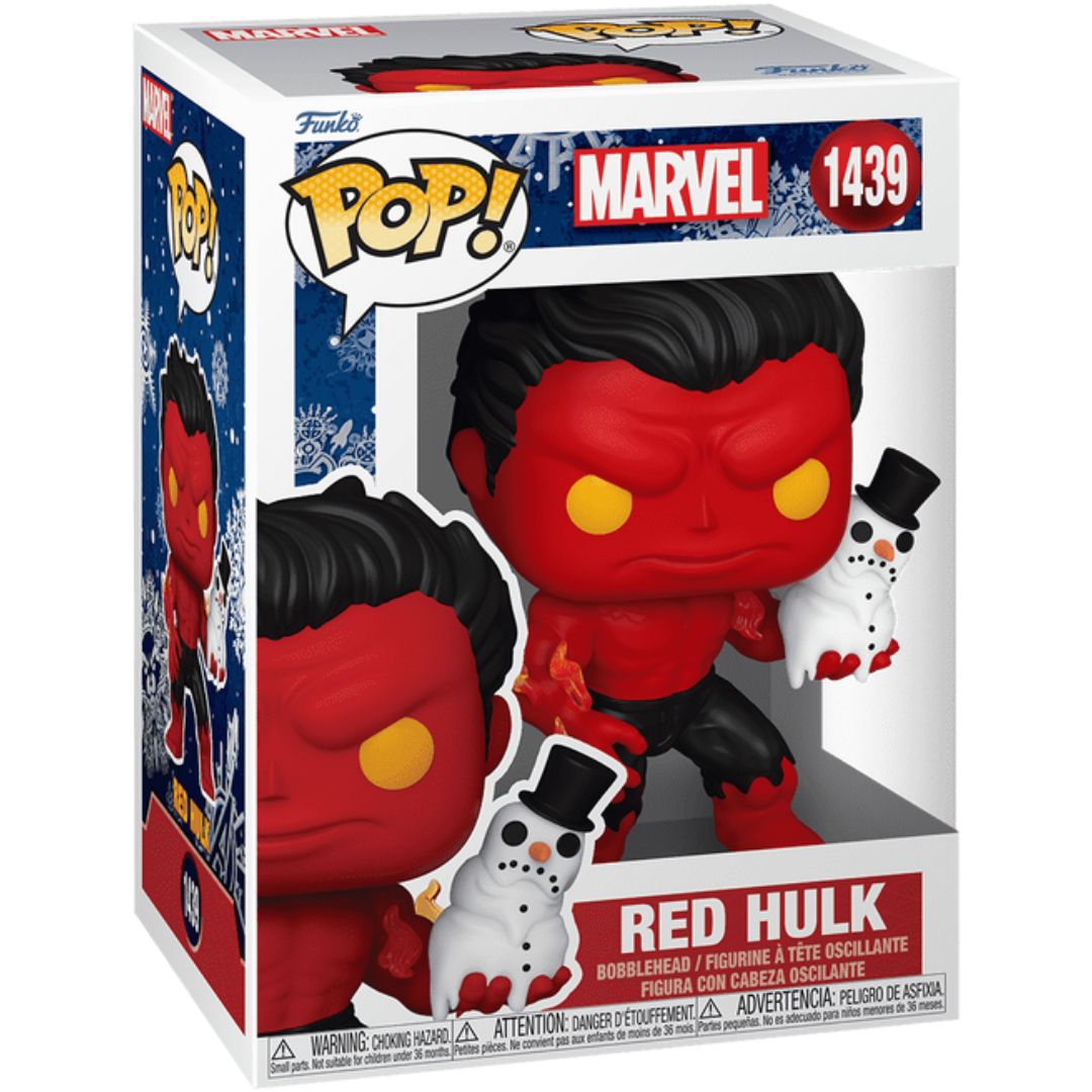 Pop! Marvel Holiday Red Hulk Vinyl Figure