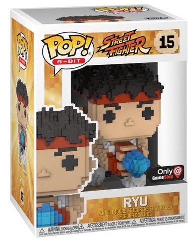 Pop! 8-Bit: Street Fighter Ryu Vinyl (Game Stop Exclusive) Figure